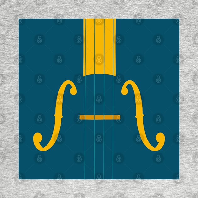 Strings in Golds and Teal by NattyDesigns